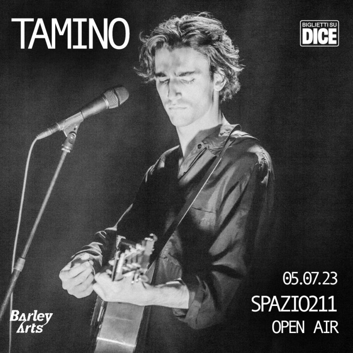 Annuncio: Tamino in concerto a Spazio211 open air mercoledì 05 luglio 2023